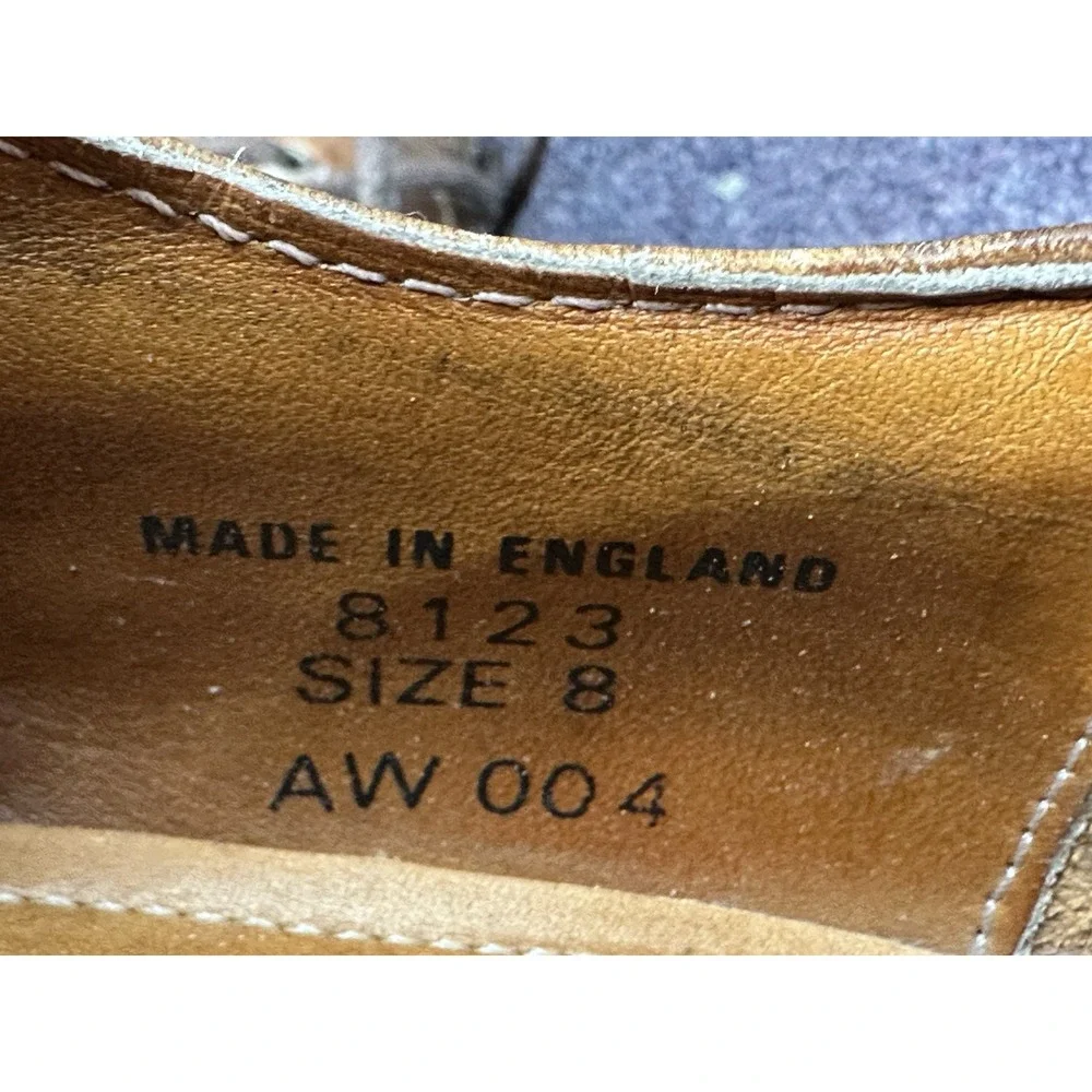 Dr. Martens Wingtip Oxford Shoes Brown England‎ Made Hipster Men's Sz 8